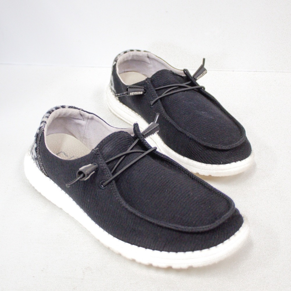 RESERVED @charlybug1113 Hey Dude Wendy Woven Slip-On Loafer Shoes- Grey Cheetah - Picture 5 of 12